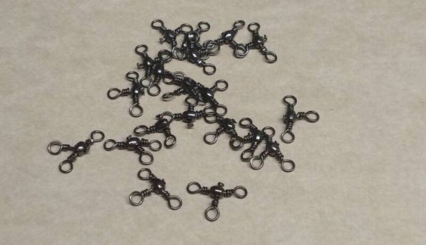 trout 3 way swivels size 10 20 per pack