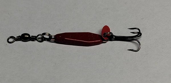 trout lure 9gms purple