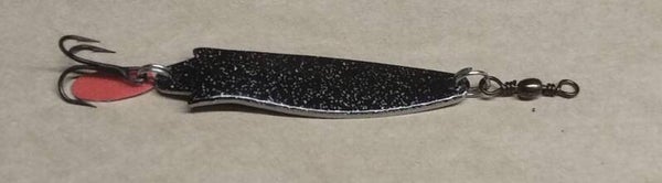 trout lure speckled black 10gms