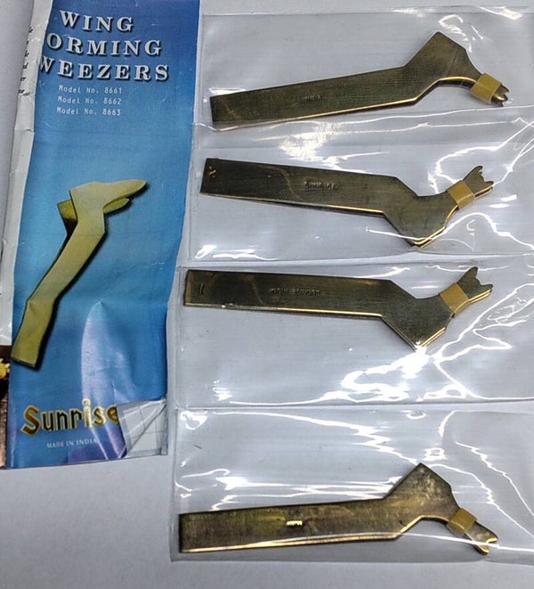 wing forming tweezers