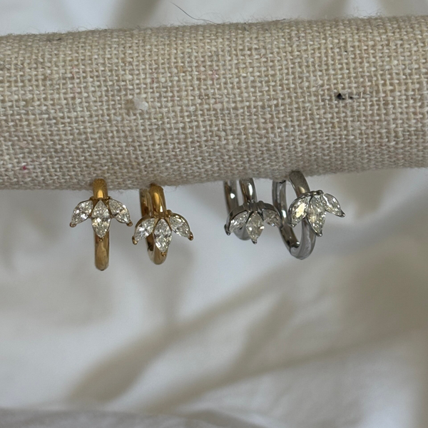Boucles d’oreilles « fleur »