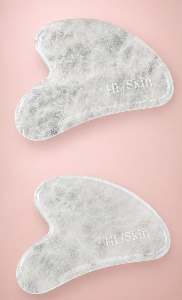 Gua Sha jade blanc 100% naturel