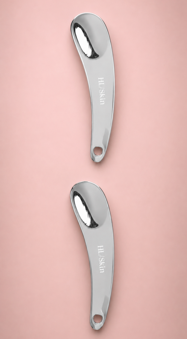 Lot de 2 spatules pour soins de la peau