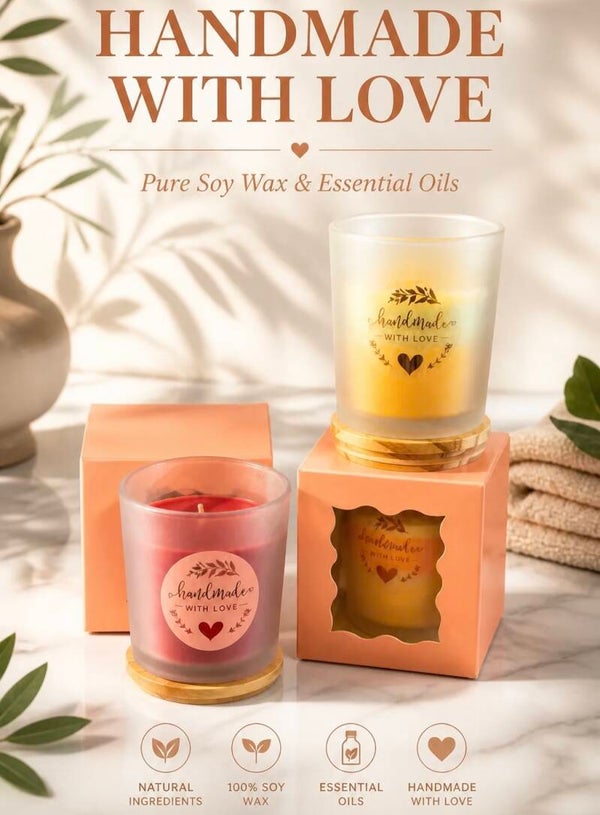 Velas hecha en mano