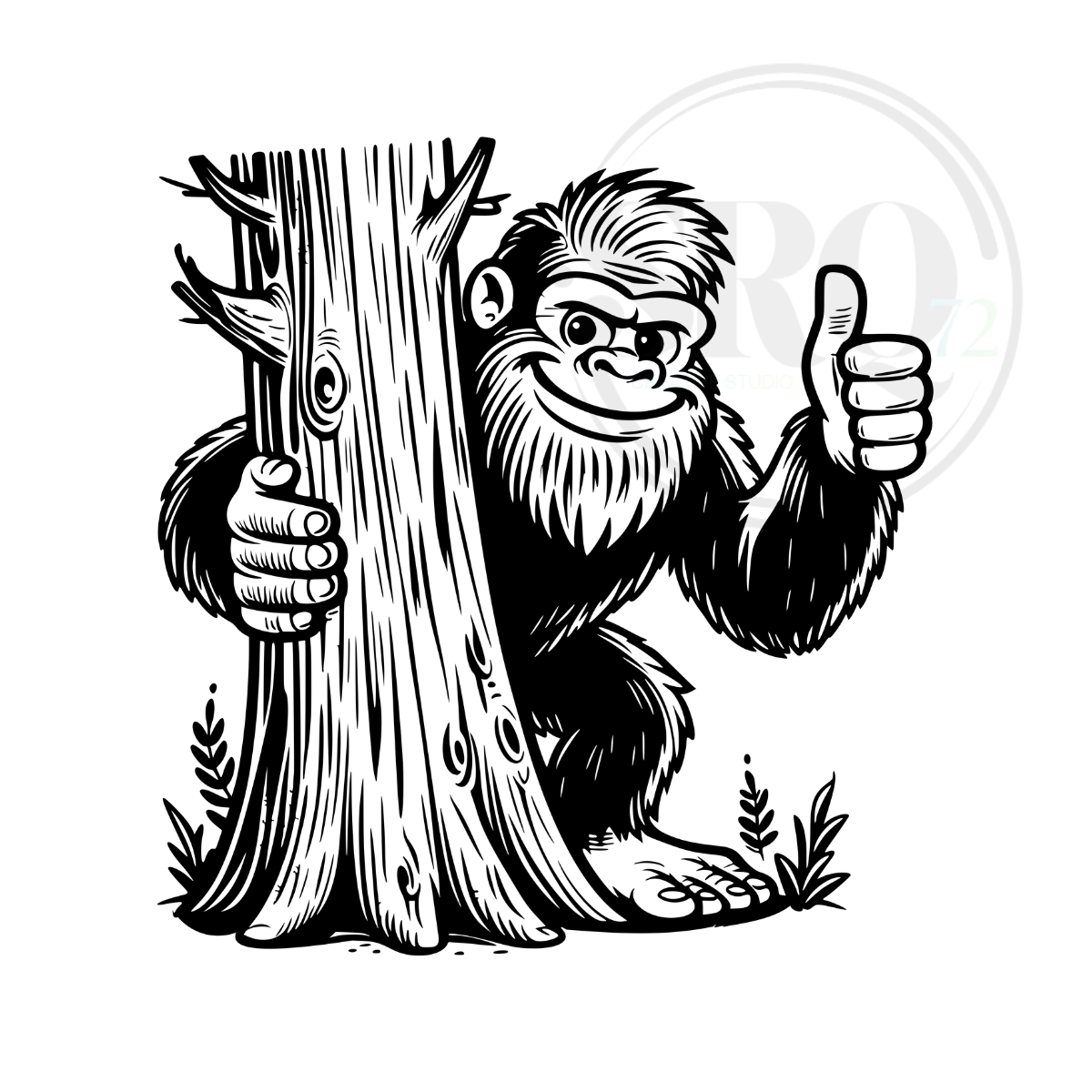 Big Foot Thumbs Up