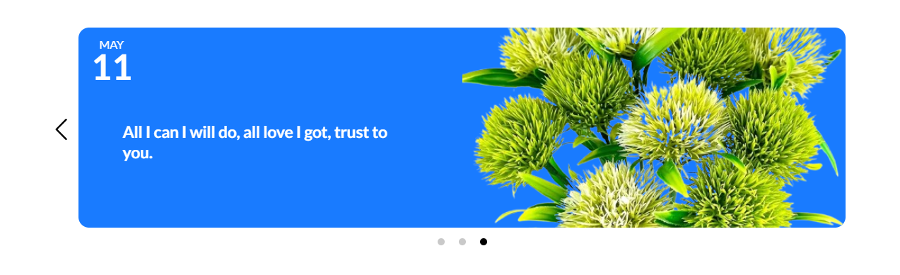 7. Event Slider