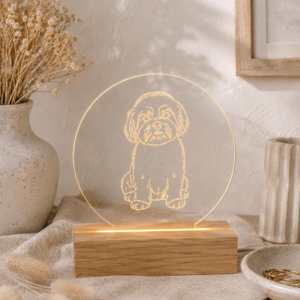 Lijntekening LED-lamp