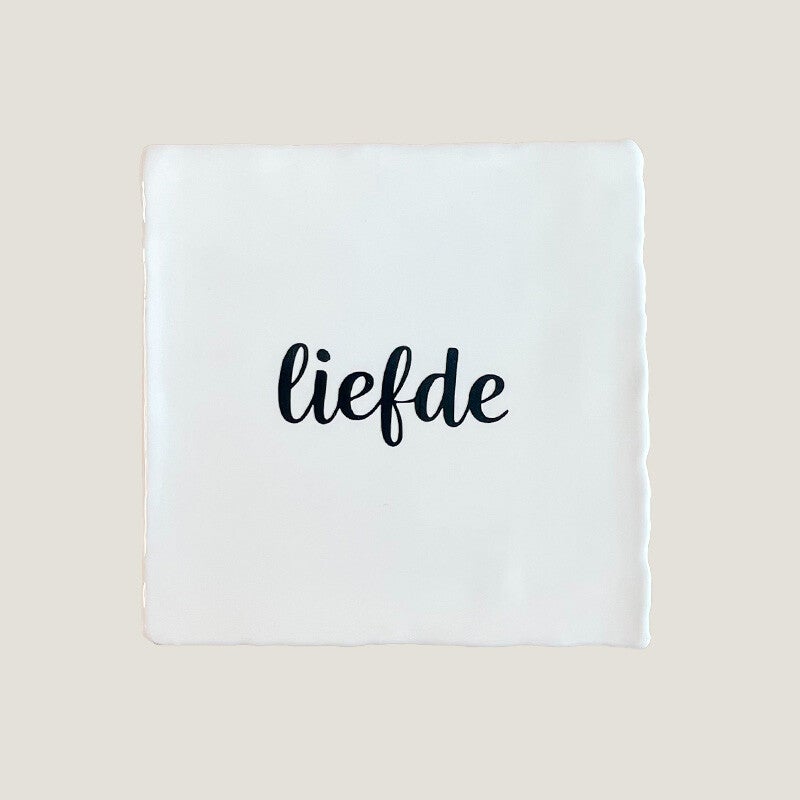 Tegeltje - liefde