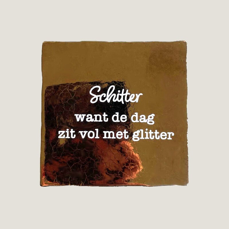 Tegeltje - schitter