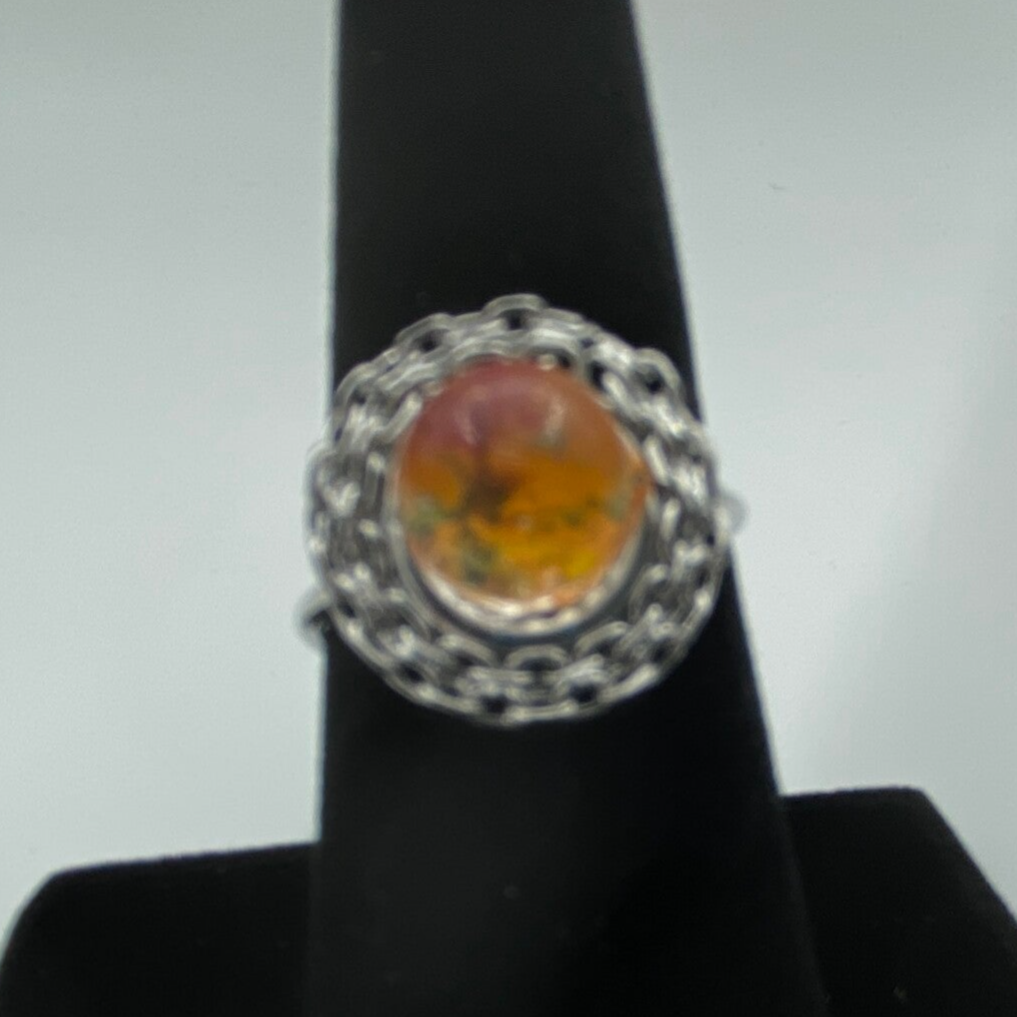 Acrylic Paint Skin Adjustable Ring