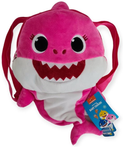 Vrolijke Baby Shark Rugzak - Verkrijgbaar in Geel, Roze en Blauw!