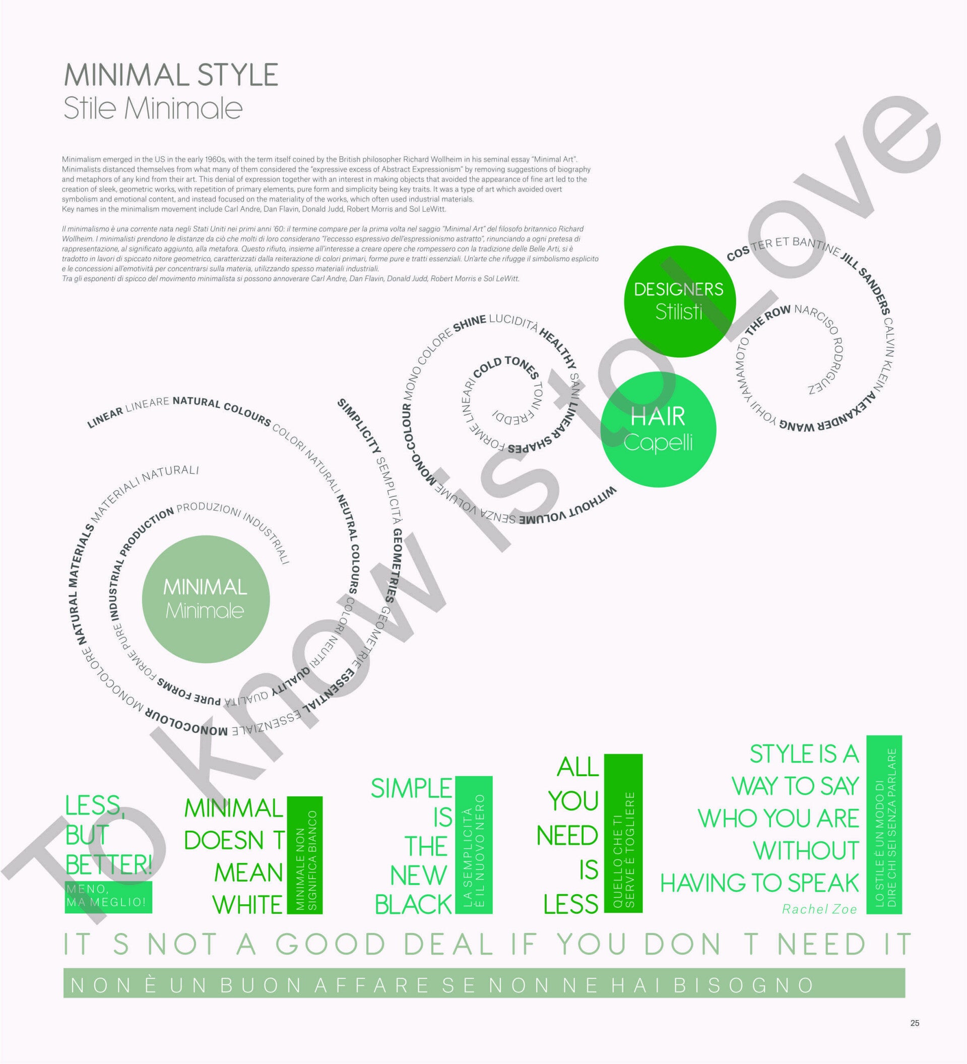 Minimal, Eclectic, and Glamour Styles