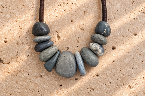 Collar KAIA · Azul Piedra