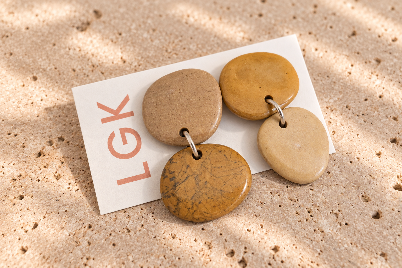 Pendientes KAÎA • Ocre