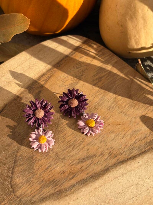 Boucle d’oreille automne