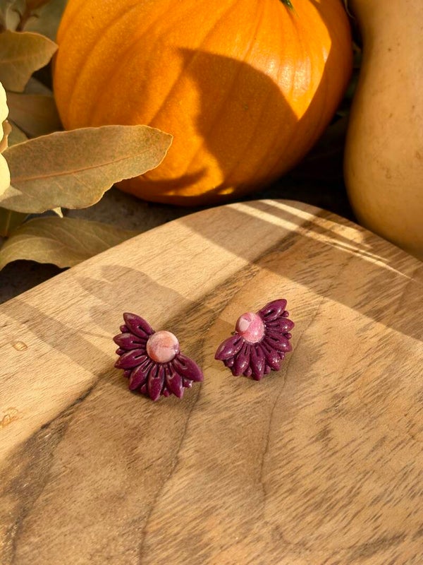 Boucle d’oreille automne