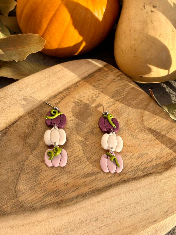 Boucle d’oreille automne