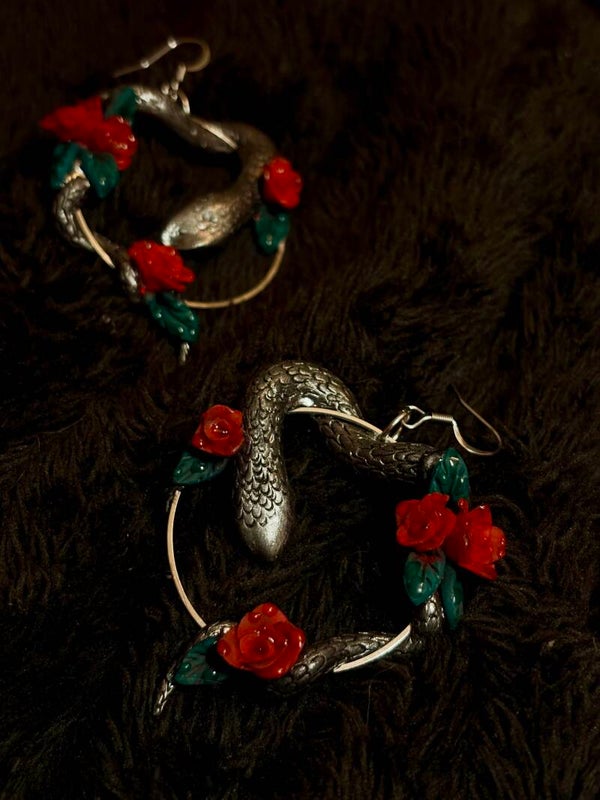 Boucle d’oreille serpent