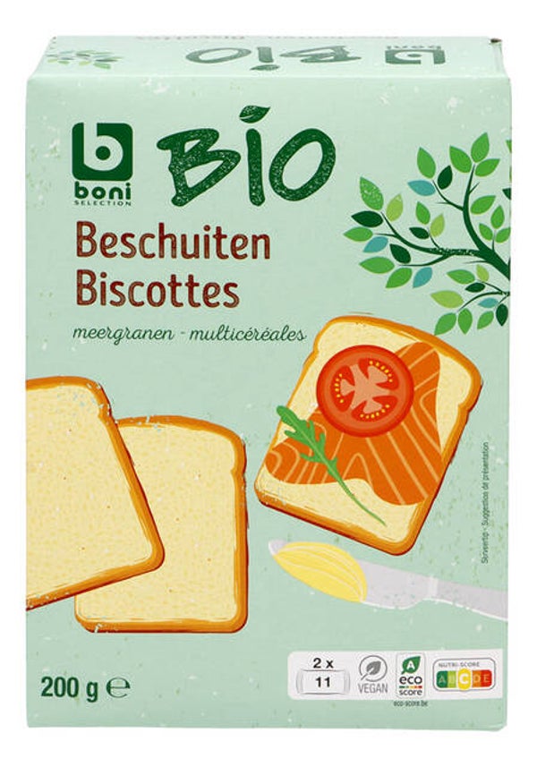 Beschuiten meergranen BIO 200g