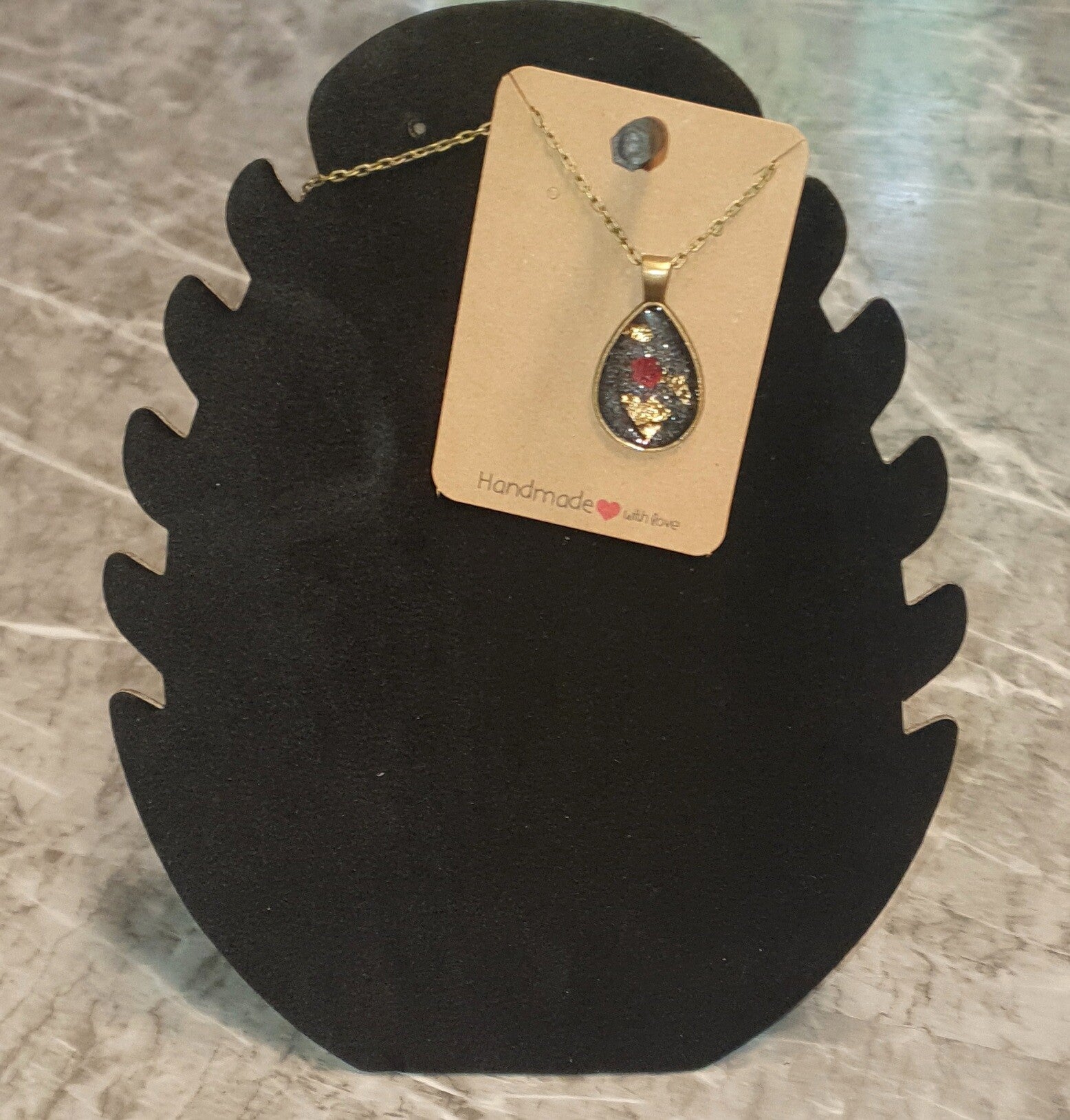 Kette Schwarz Rose