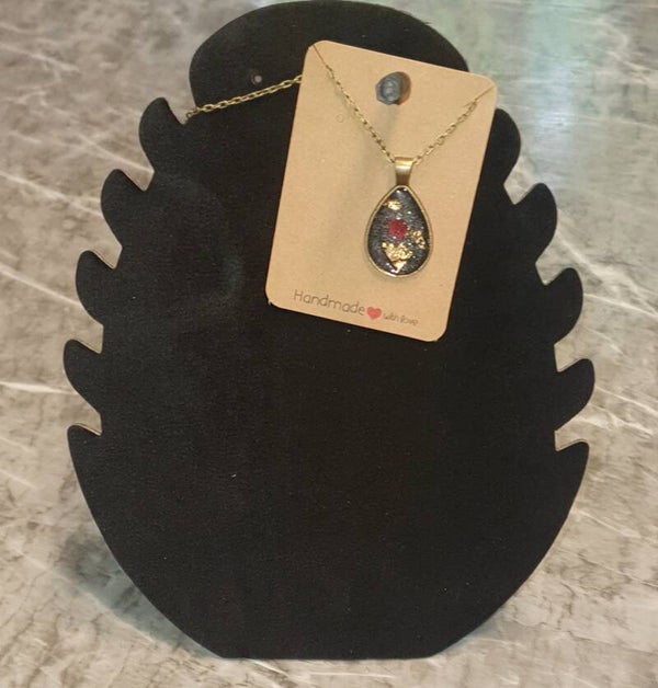 Kette Schwarz Rose