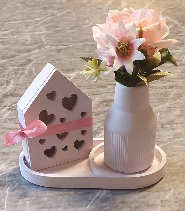 Deko Home zart Rosa