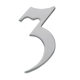 Esschert Design cijfer 3 voor leisteen huisnummerbord