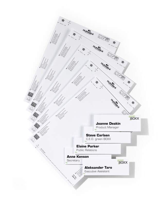 Inserts voor Info Sign deurbord 149 x 52,5 mm