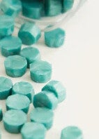 oceaanblauw