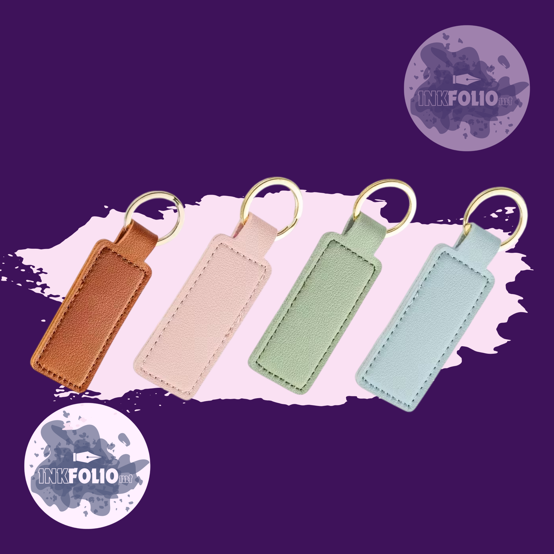 PU Leather Keychain