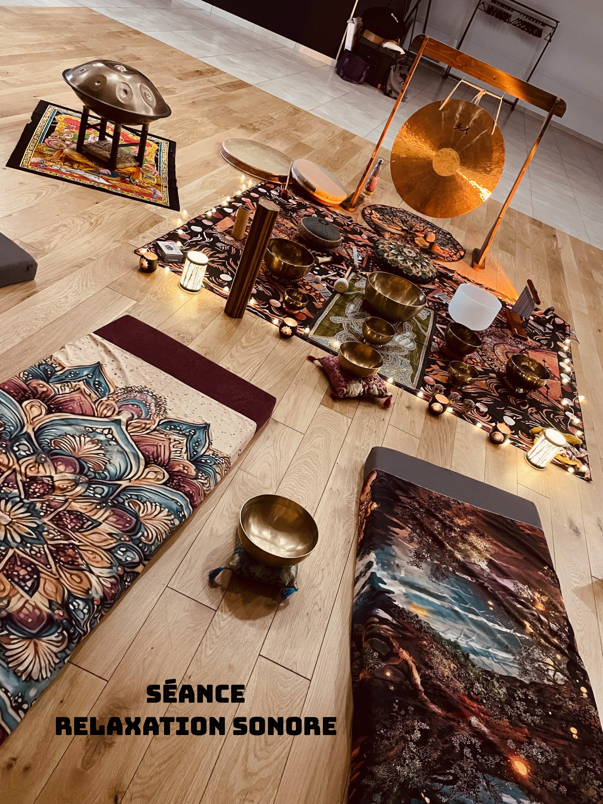Séance relaxation sonore collective la Brûlatte