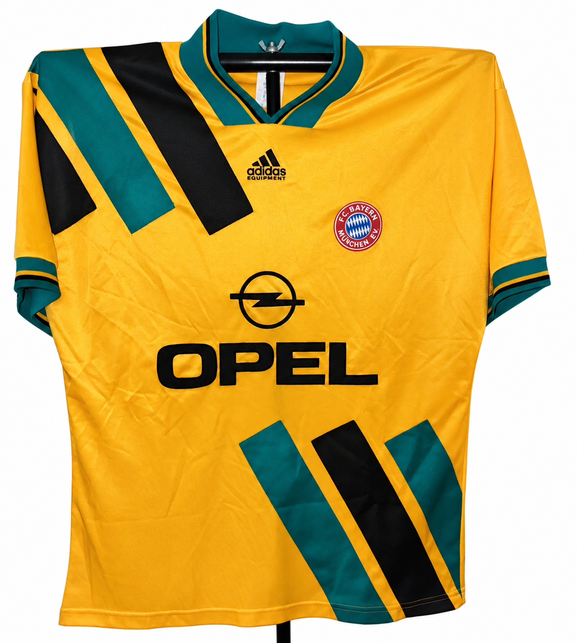 FC Bayern München Adidas Trikot 1993-1995 Away Opel Vintage Original