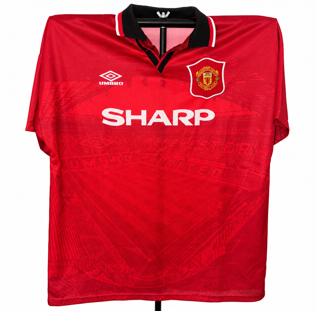Manchester United Umbro Trikot XL 1994-1996 Sharp Vintage Original