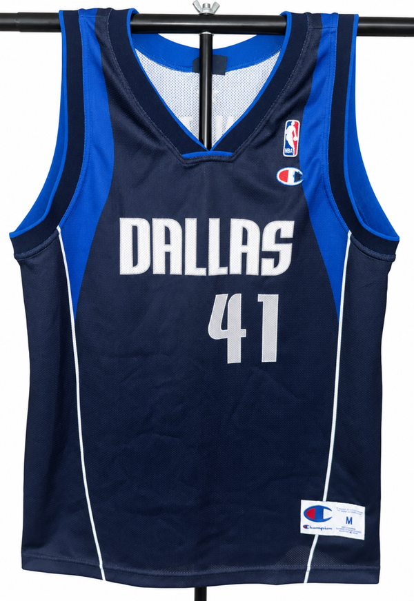 Dallas Mavericks Champion Trikot M Dirk Nowitzki #41 NBA Vintage Original