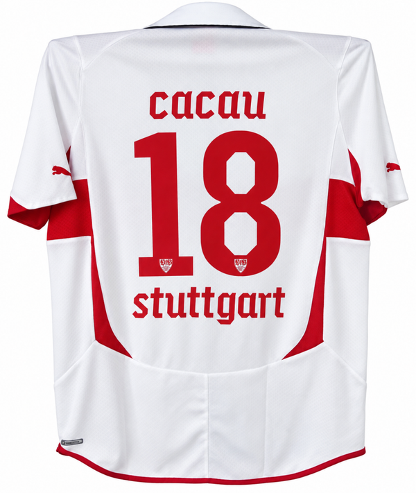 VfB Stuttgart Puma Trikot XL 2010/2011 Cacau #18 Home GAZI Vintage