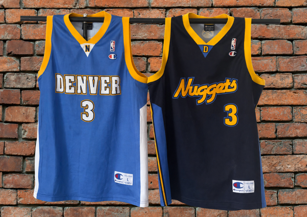 Denver Nuggets Allen Iverson Trikot-Paket L 2 Champion NBA Jerseys