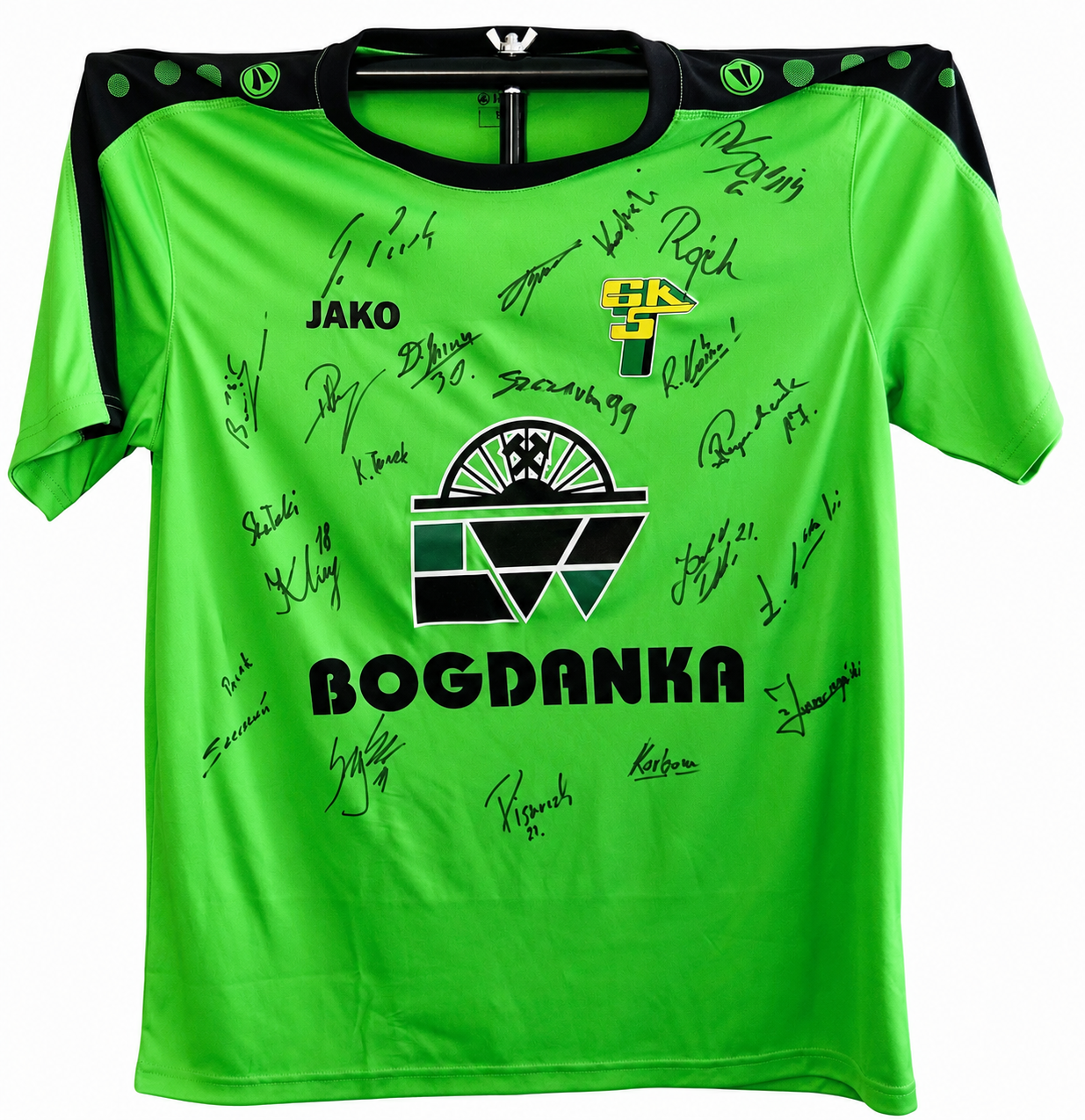 Górnik Łęczna Jako Trikot L 2017/2018 Szysz #11 Signiert Heim