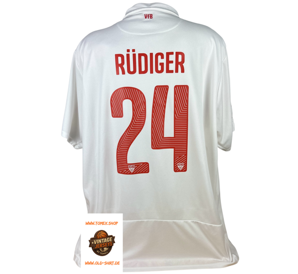 🔴 Puma VfB Stuttgart Trikot 2014/2015 – #24 Antonio Rüdiger –XXXL – Selten 🔥
