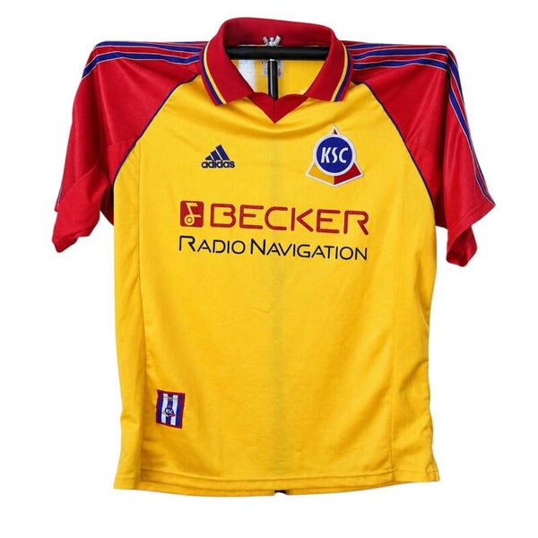 Karlsruher SC Adidas Trikot L 1998/1999 Fährmann #26 Bundesliga Patch