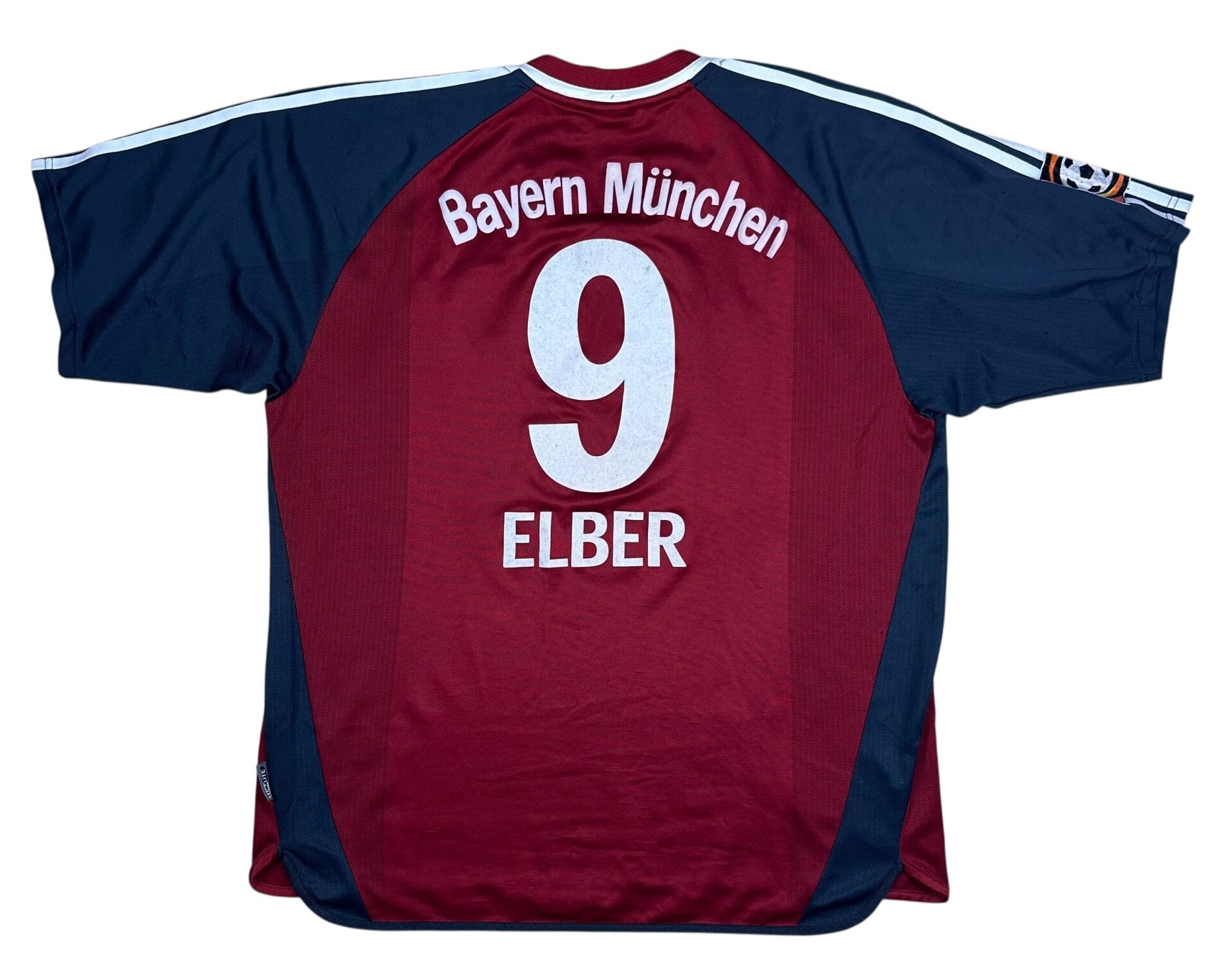 FC Bayern München Adidas Trikot XL 2001/2002 Élber #9 Vintage