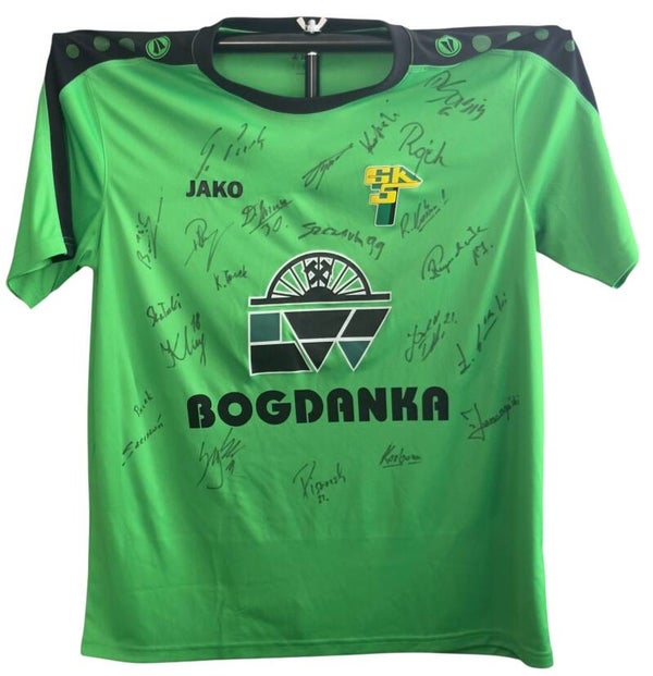Górnik Łęczna Jako Trikot L 2017/2018 Szysz #11 Signiert Heim