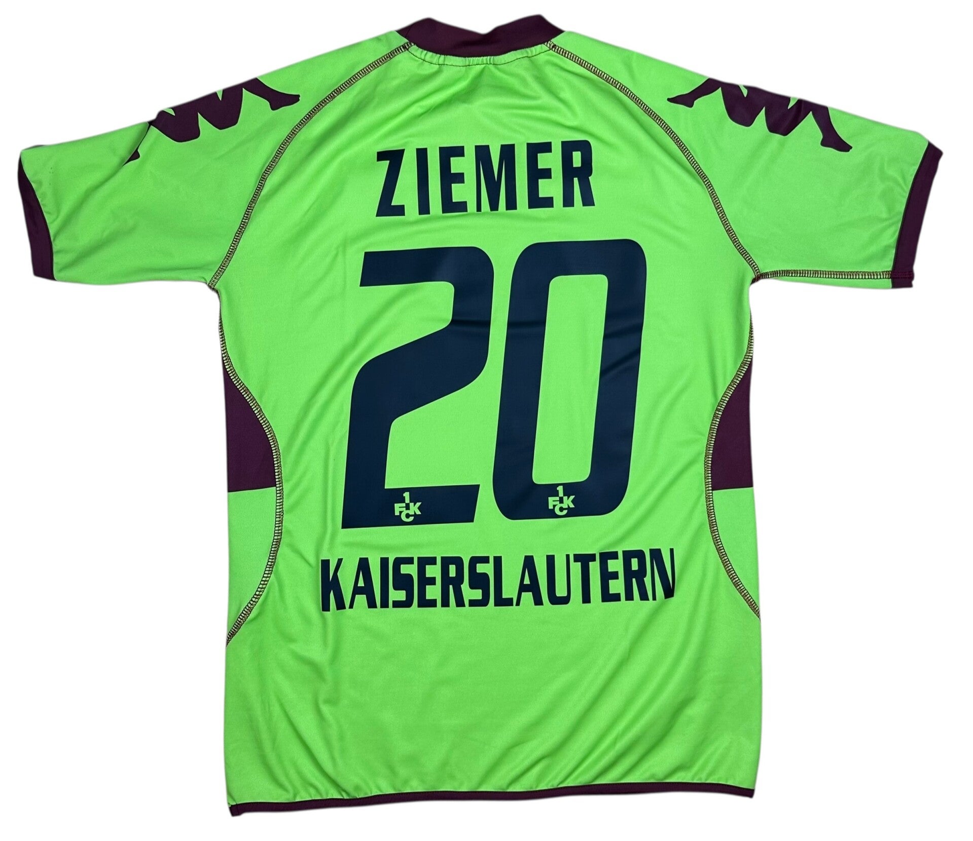 1. FC Kaiserslautern Kappa Trikot L 2007/2008 Ziemer #20 Third Vintage