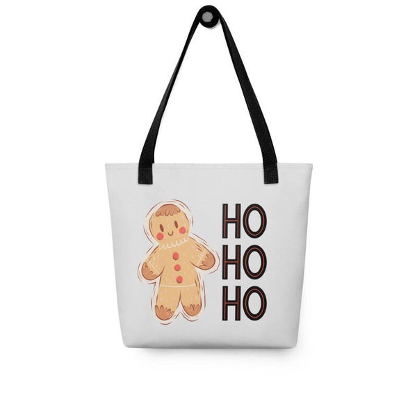 Weihnachten Graue Tasche Lebkuchen