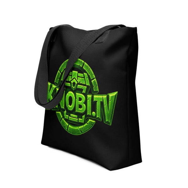 Knobi.TV Tasche Logo Kick schwarz