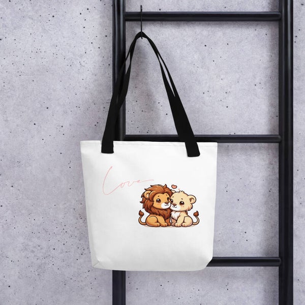 Love Tasche "Verliebte Löwen"