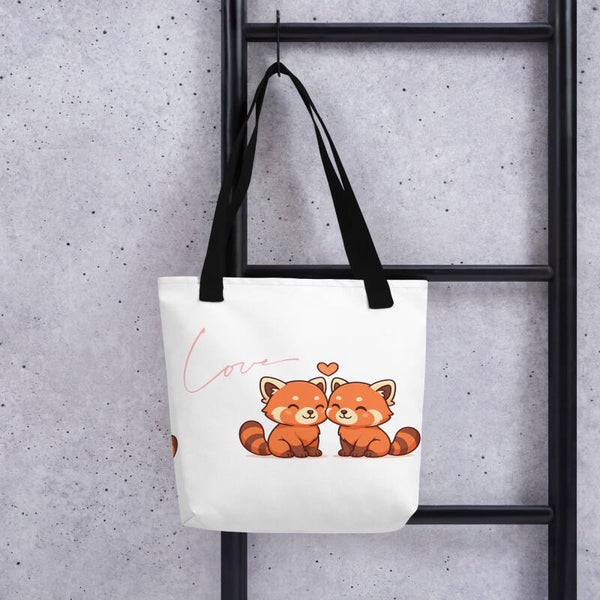 Love Tasche "Verliebte rote Pandas"