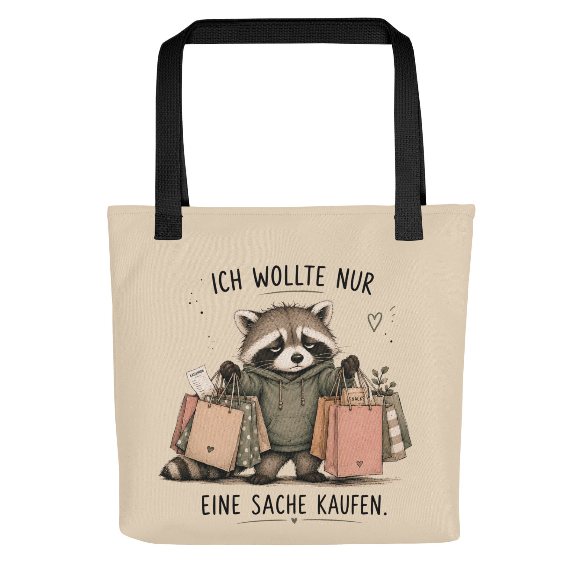 Sozial überfordert Tasche Einkauf