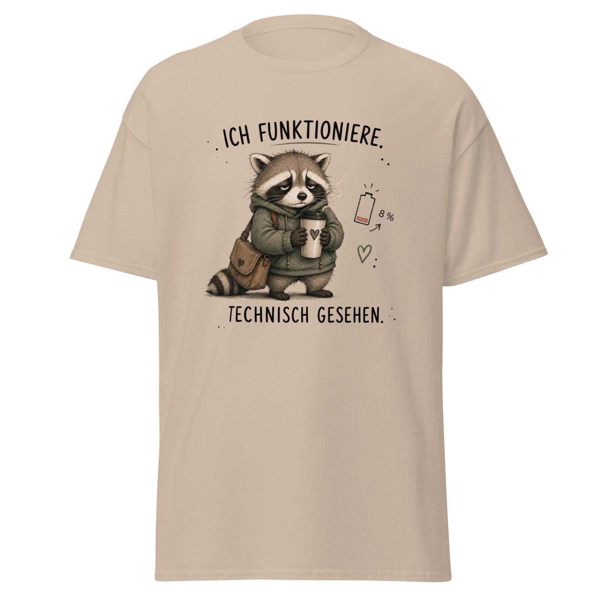 Sozial überfordert Shirt 8%