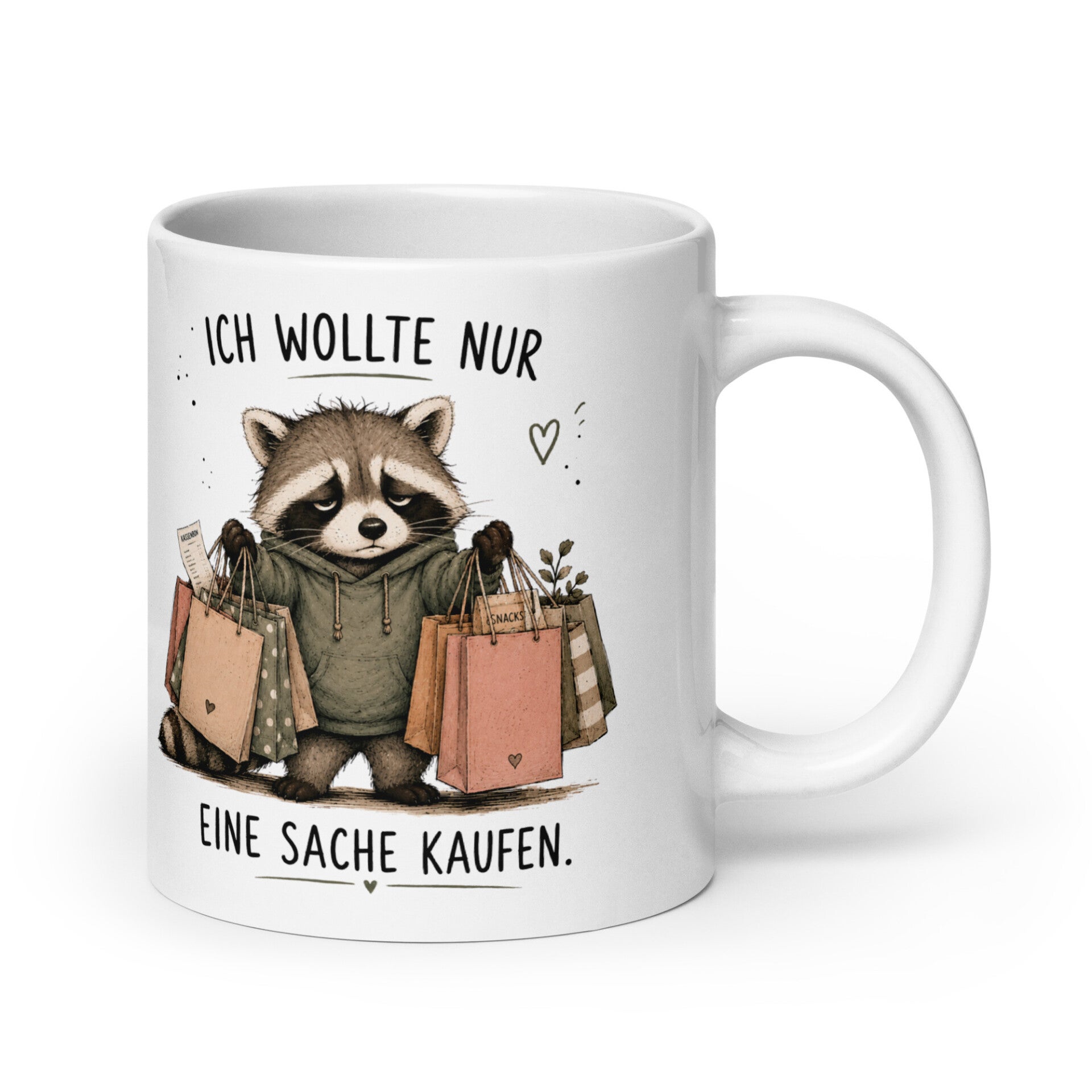 Sozial überfordert Tasse Einkauf