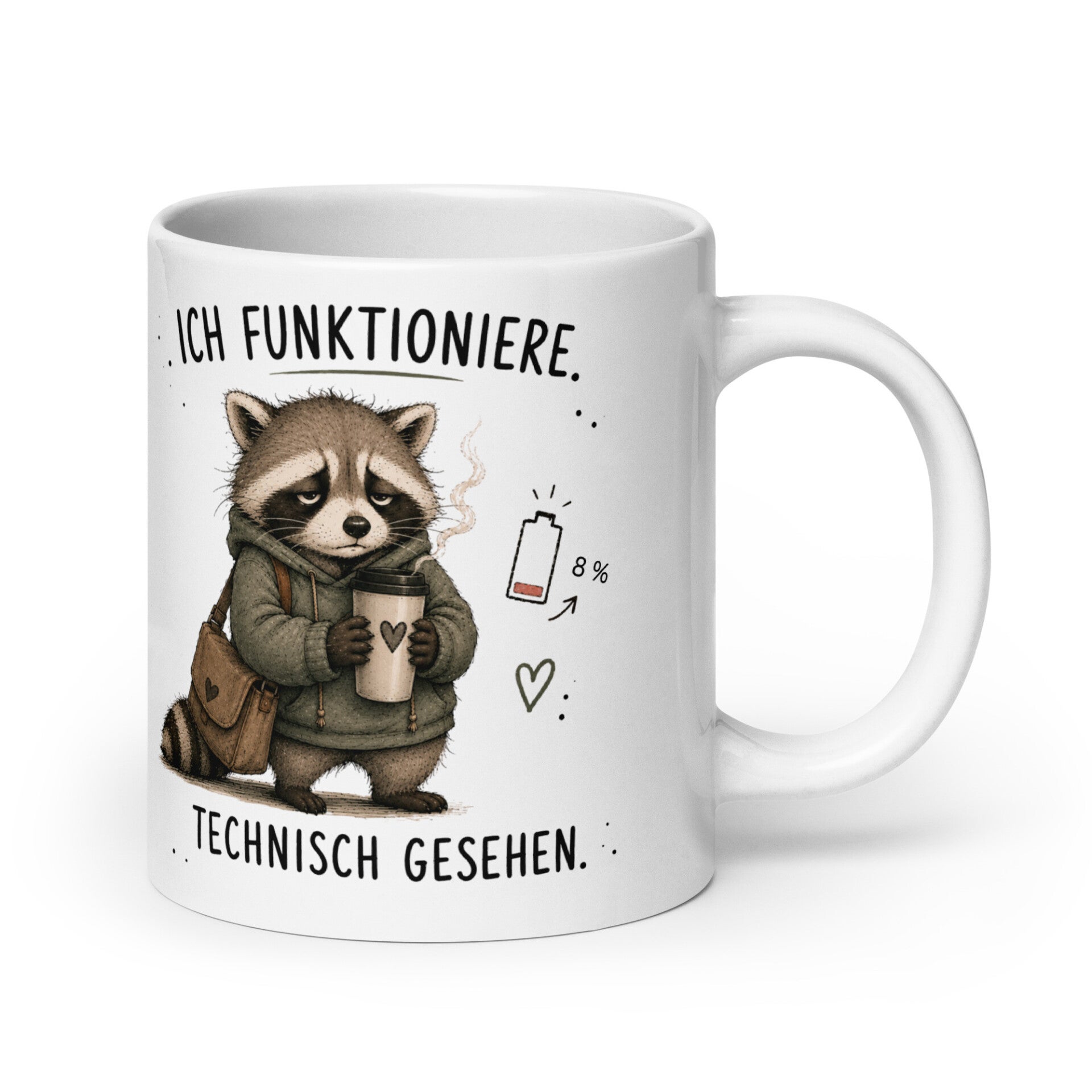 Sozial überfordert Tasse 8%